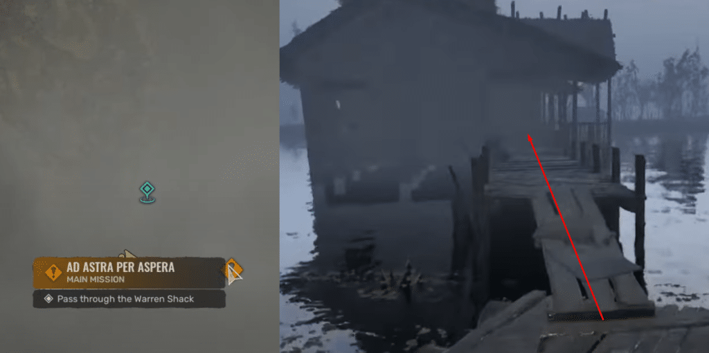 STALKER 2 map marker + the warren shack