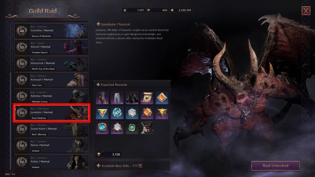 Junobote in the Guild