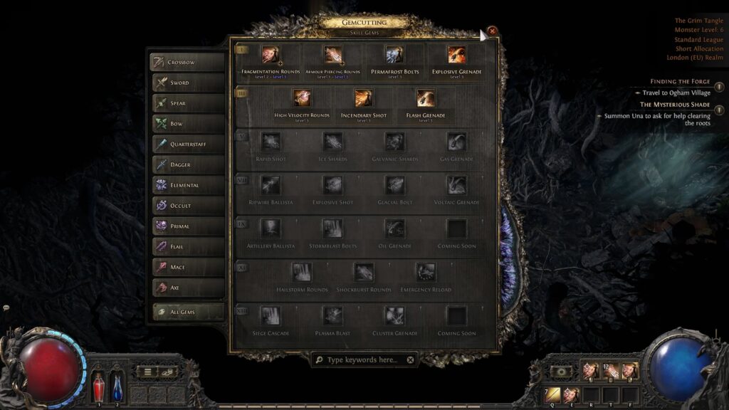 Gemcutting Interface
