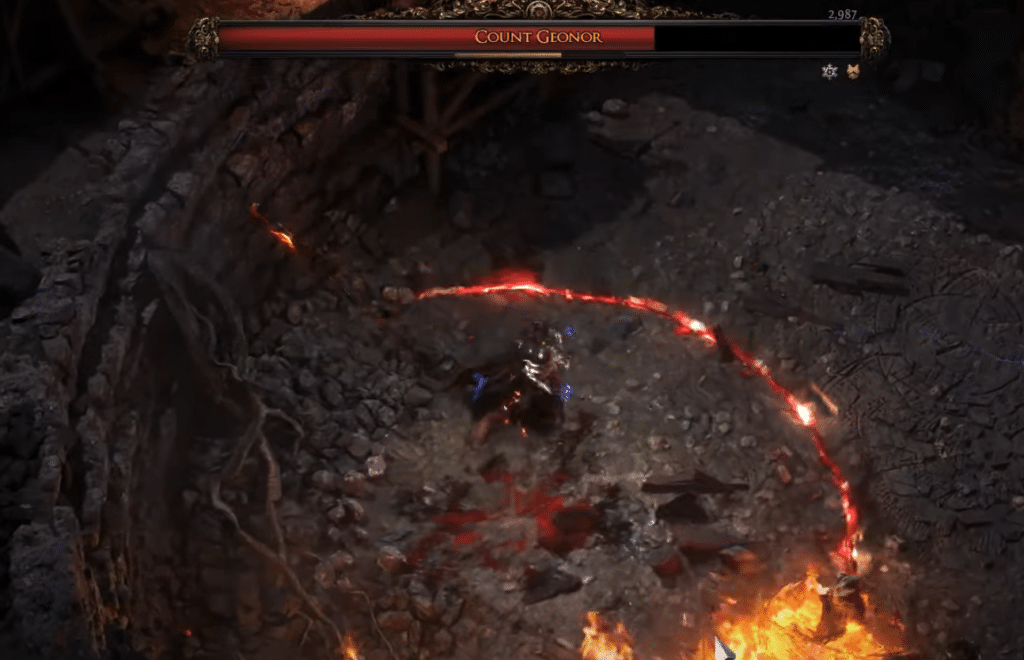 POE 2 count geonor red ring attack