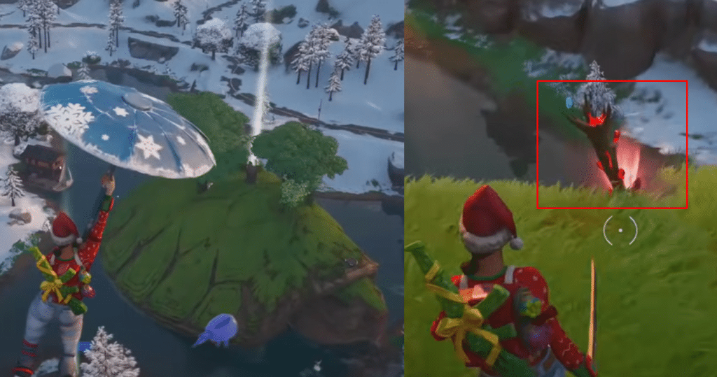 Fortnite finding the turtle and magic thorns