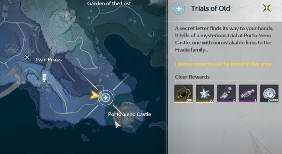 Wuthering Waves trials of old quest start area