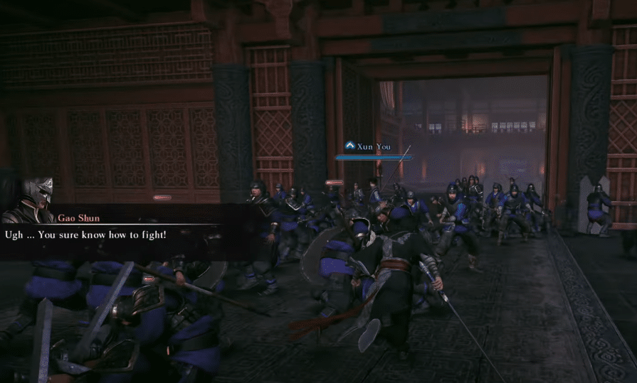 Dynasty Warriors Origins xun you at the escape area