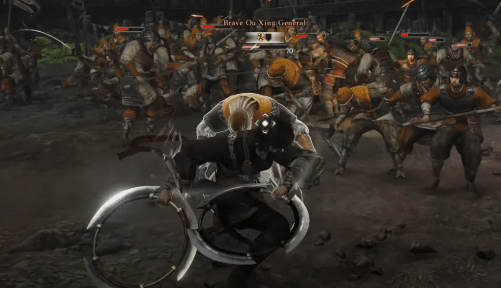 Dynasty warriors origins player using the wheels