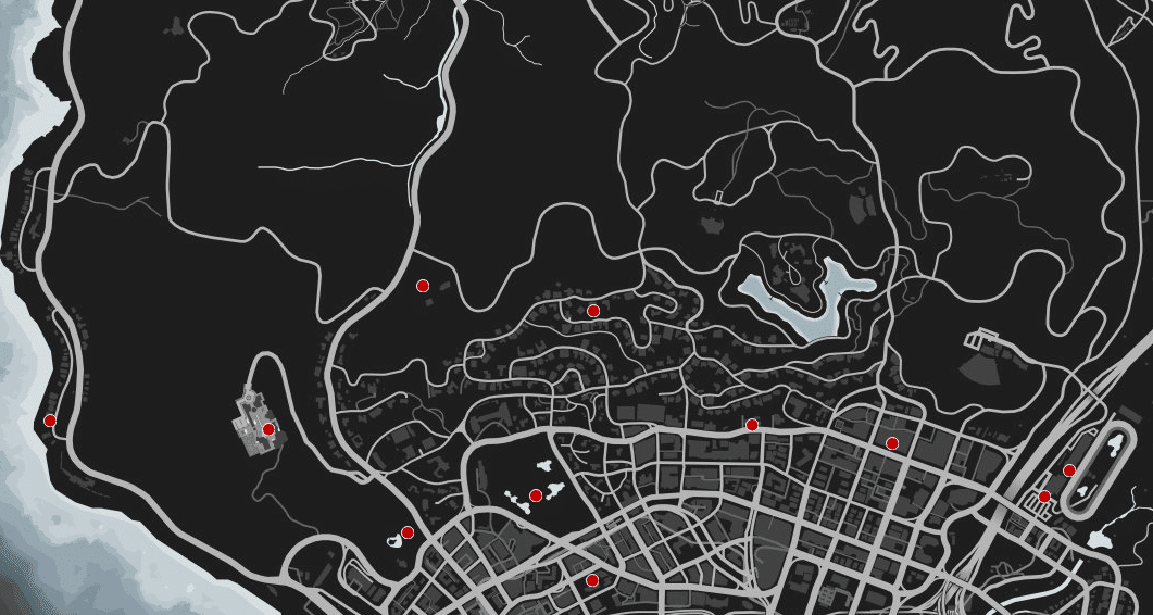 GTA 5 All 36 Yuanbao Locations How To Unlock Gold Snake Santo Capra 5.gtav Map3 