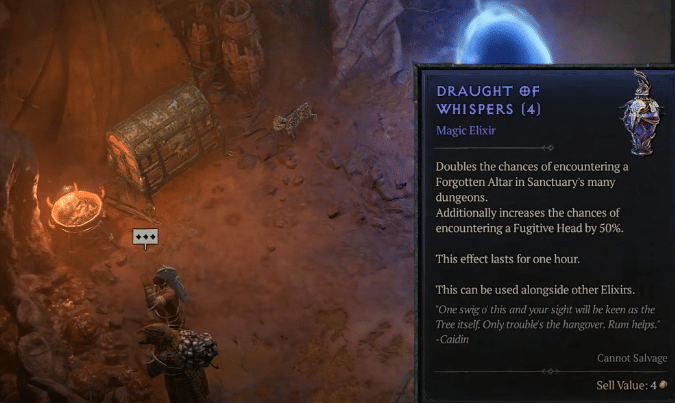Diablo 4 draught of whispers