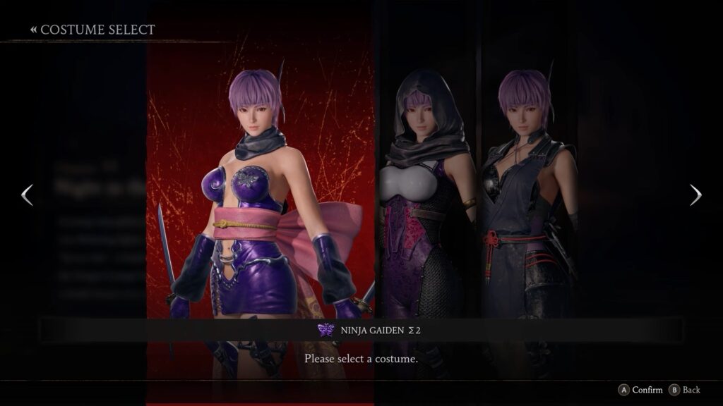 NGS2 Ayane | Ninja Gaiden 2 Black: How To Get All Costumes | All Characters Outfits