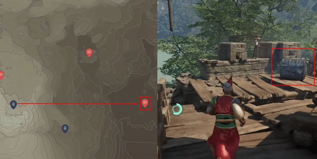 Enshrouded map and chest location