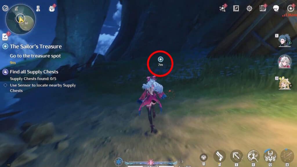The treasure spot