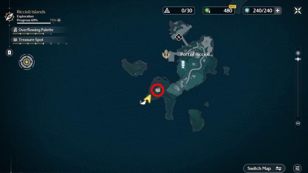 Port Treasure Spot | Wuthering Waves: Riccioli Islands 100% Exploration Progress Guide