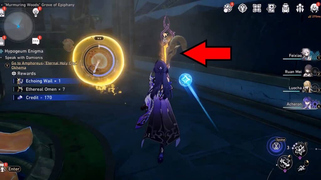 Golden Scapegoat Start | Honkai Star Rail: All Murmuring Woods Grove of Epiphany Golden Scapegoat