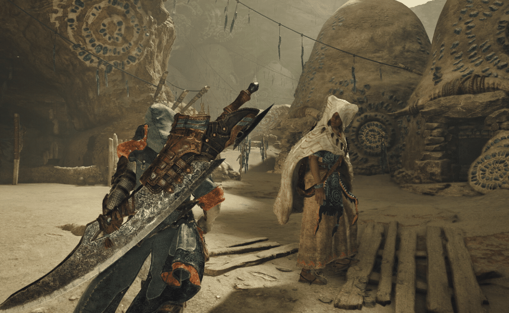 MH Wilds player with a greatsword
