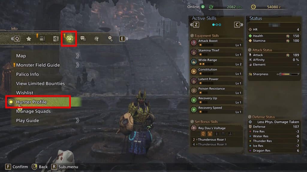 How to Change Hunter Profile in Monster Hunter Wilds