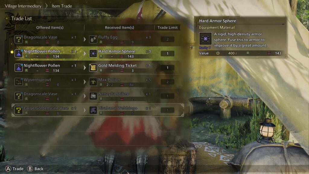 Sekka's Trade List Example