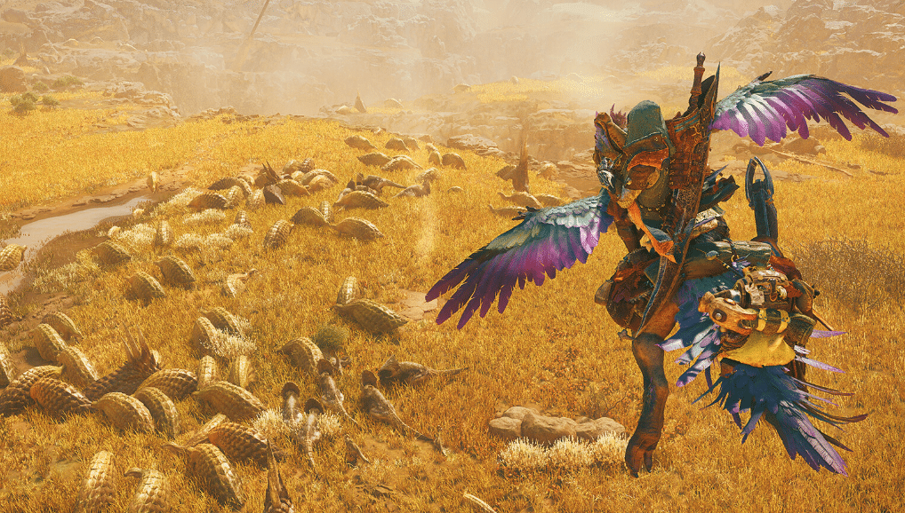MH wilds player roaming wilds