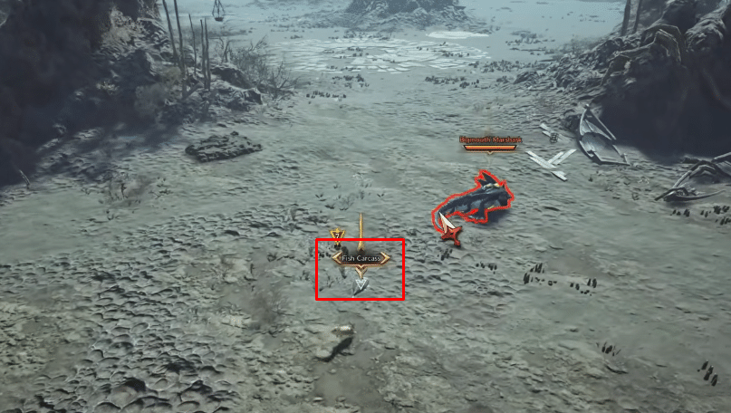 Throne & Liberty fish carcass example