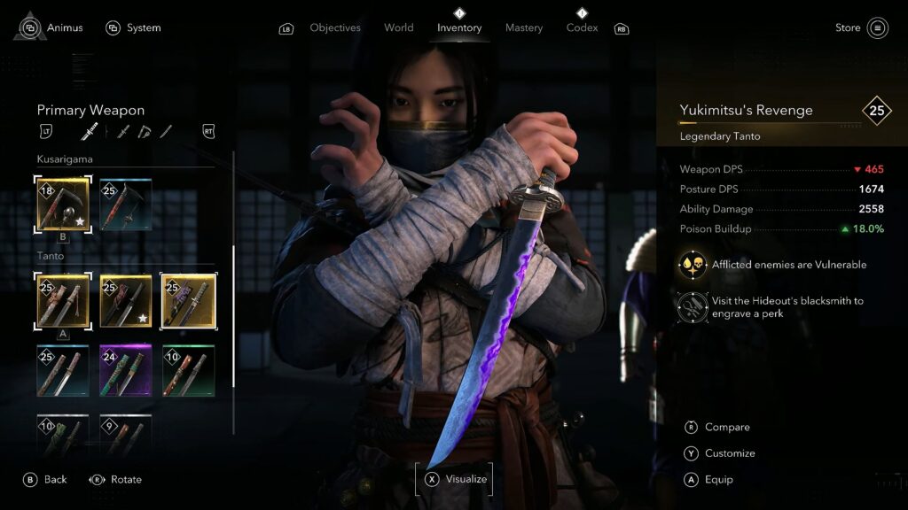 Yukimitsu's Revenge | Assassin's Creed Shadows: Best Weapons for Naoe