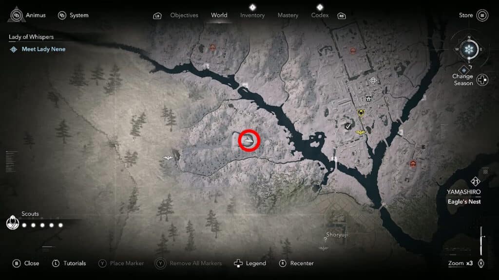 Yukimitsu's Revenge Location