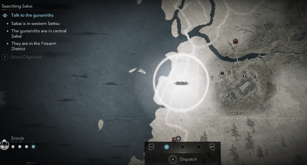 ACS scout search map