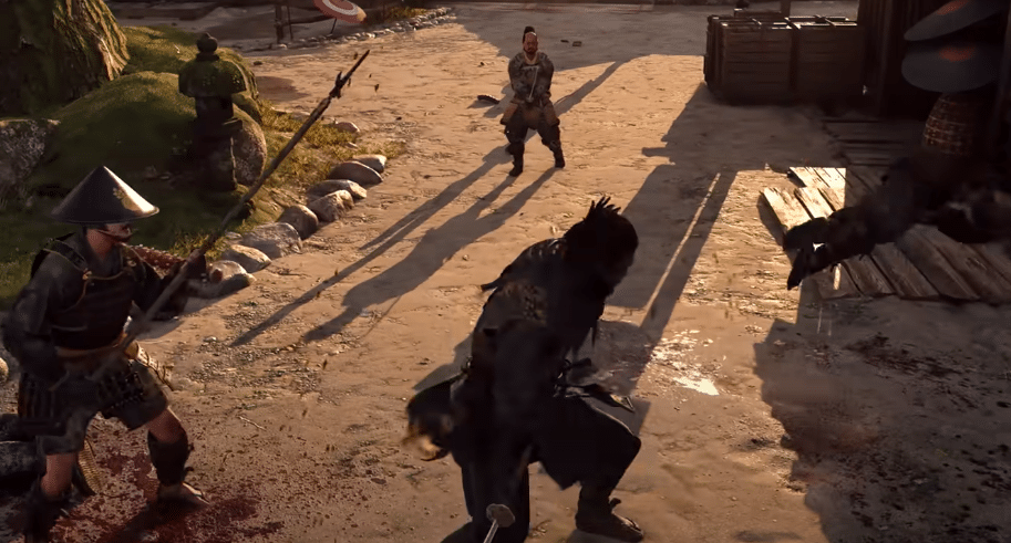 ACS Yasuke fighting with long katana