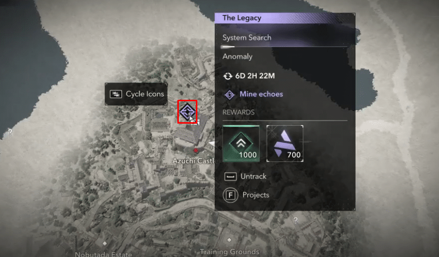 ACS location of mine echoes