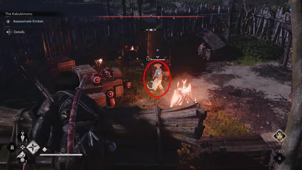 Ember Highlight | How to Assassinate Ember in The Kabukimono Quest in Assassin's Creed Shadows