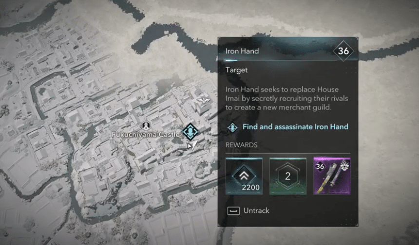 ACS final quest step location