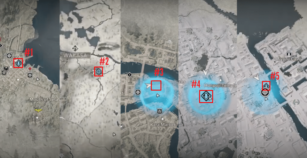 ACS all quest objective locations
