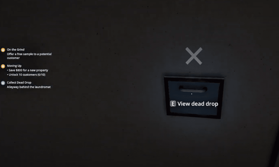 schedule 1 dead drop example