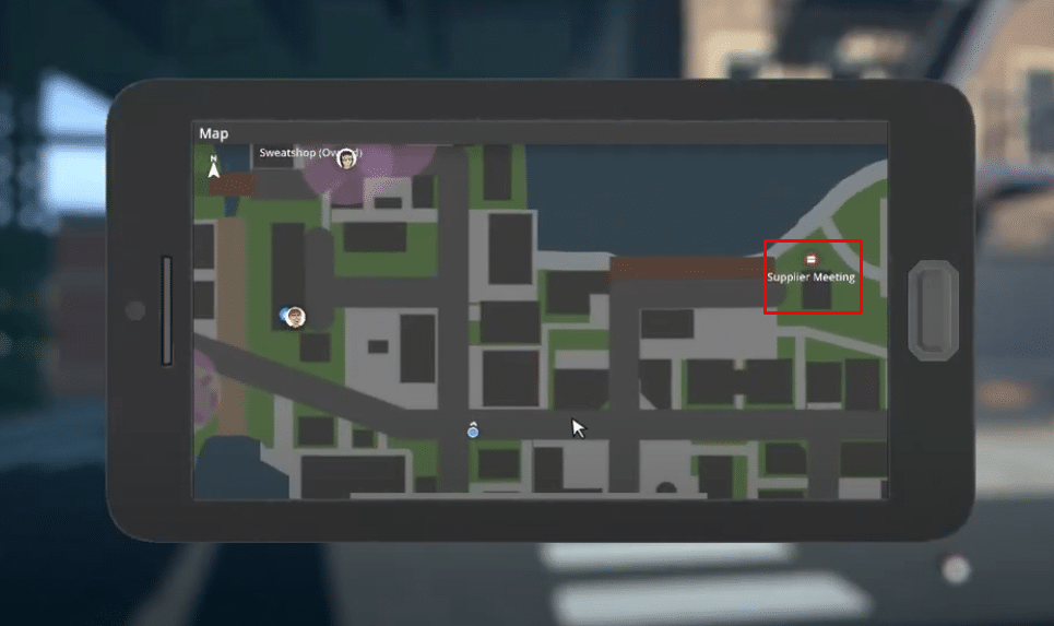 Schedule 1 map showing mayor's house location