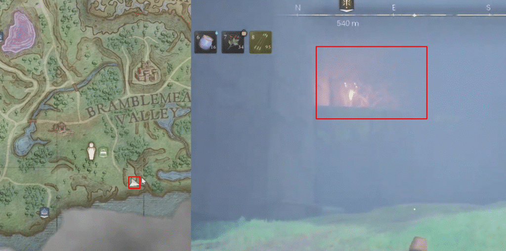 runescape dragonwilds map with spirit #3 location