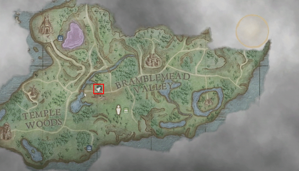 runescape dragonwilds map with spirit #1 location
