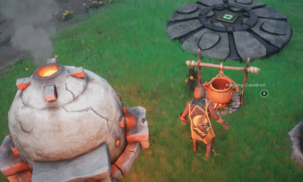 runescape dragonwilds kiln and cauldron in base