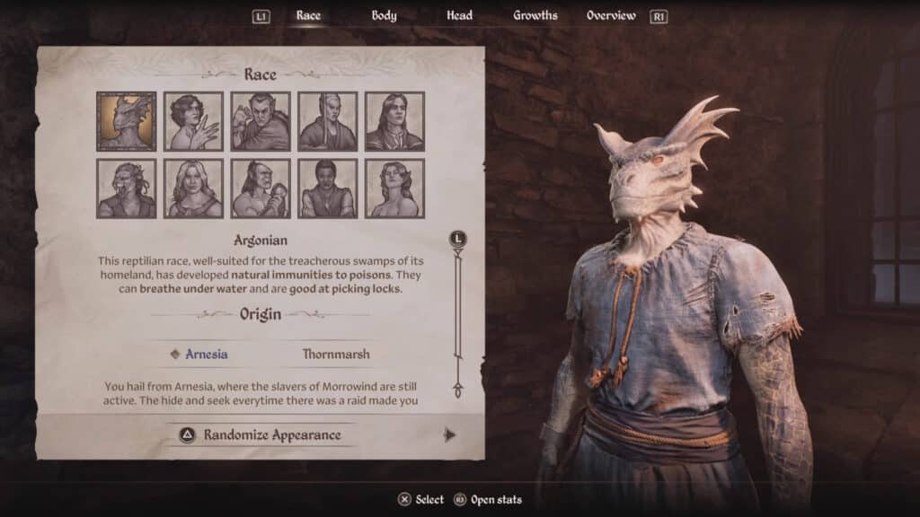 Argonian | Oblivion Remastered: Character Creation Guide 