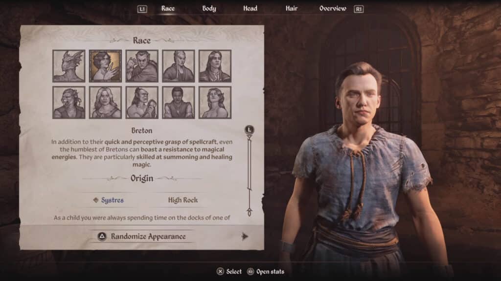 Breton | Oblivion Remastered: Character Creation Guide 