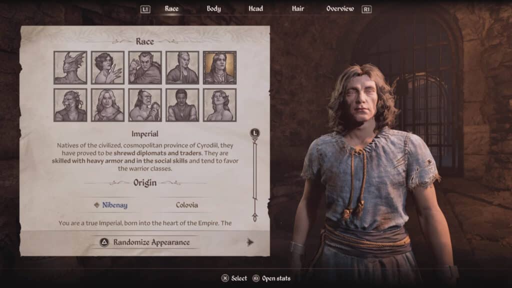 Imperial | Oblivion Remastered: Character Creation Guide 