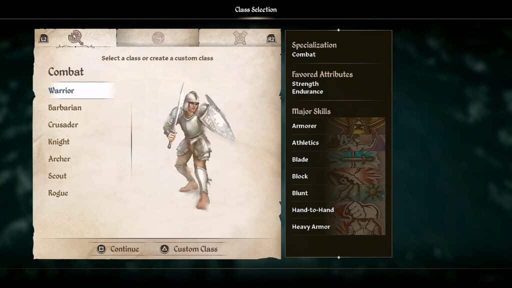 Class Creation | Oblivion Remastered: Character Creation Guide 