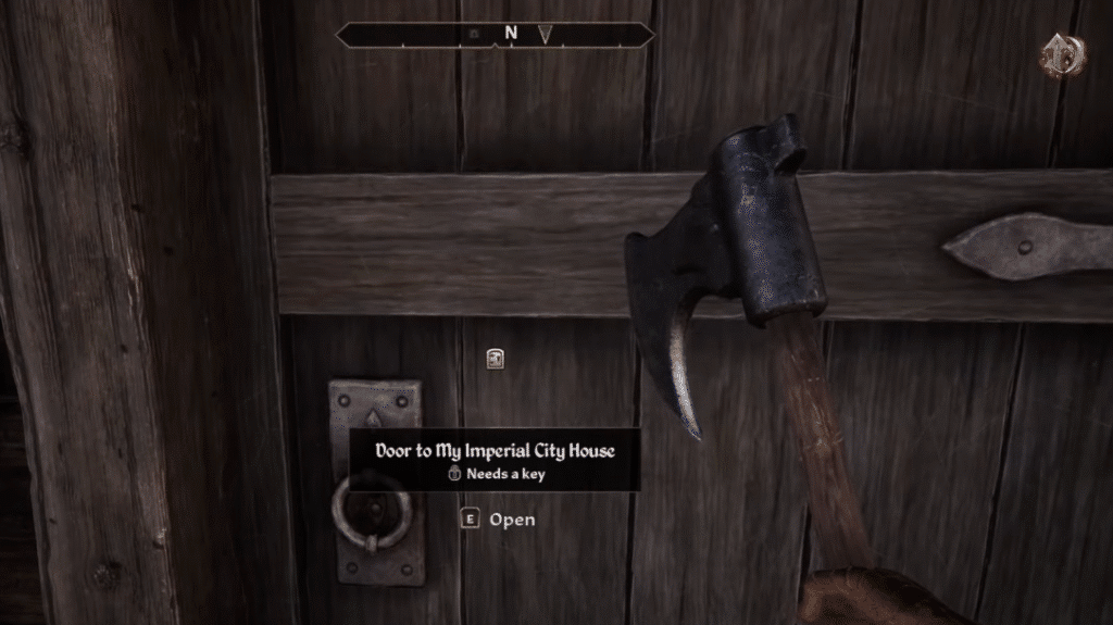 TES 4 oblivion remastered player entering imperial city house