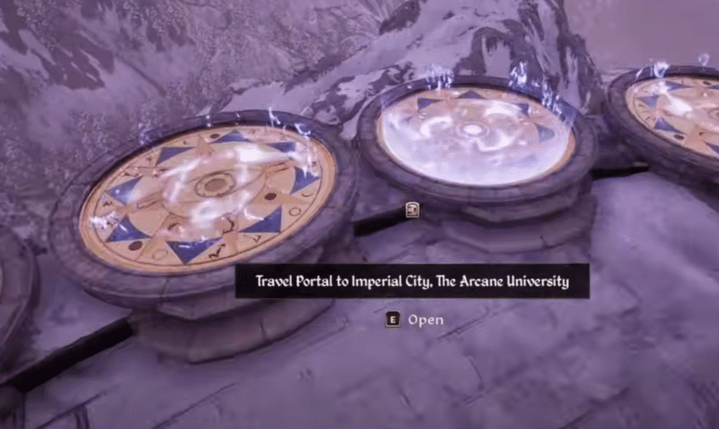 TES 4 oblivion remastered portal to arcane university