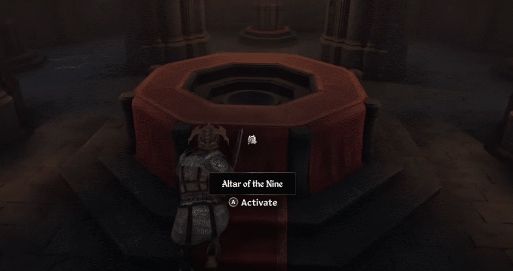 TES 4 oblivion remastered altar of the nine example