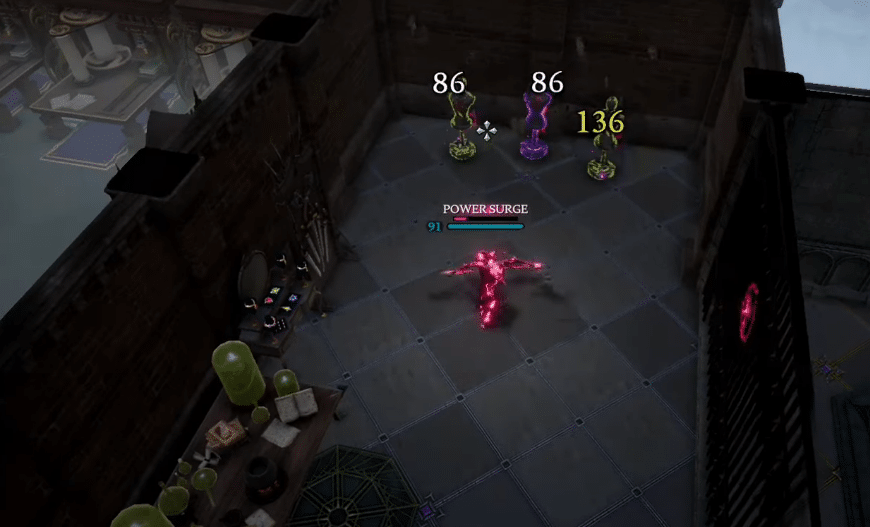 V Rising player using a strong longbow build
