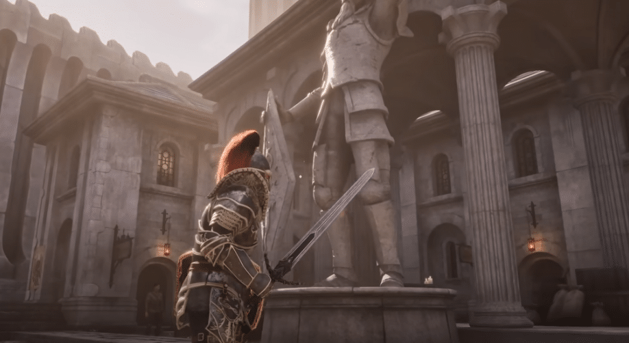 tes 4 oblivion remastered player wielding umbra