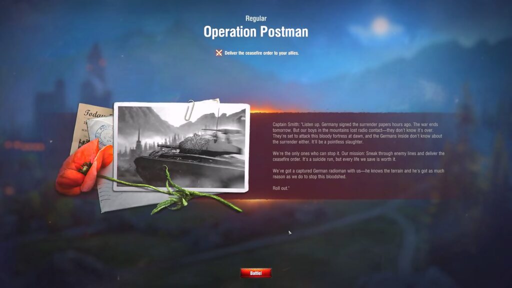 Briefing | World of Tanks: How to Unlock Chaffee Camo in Operation Postman