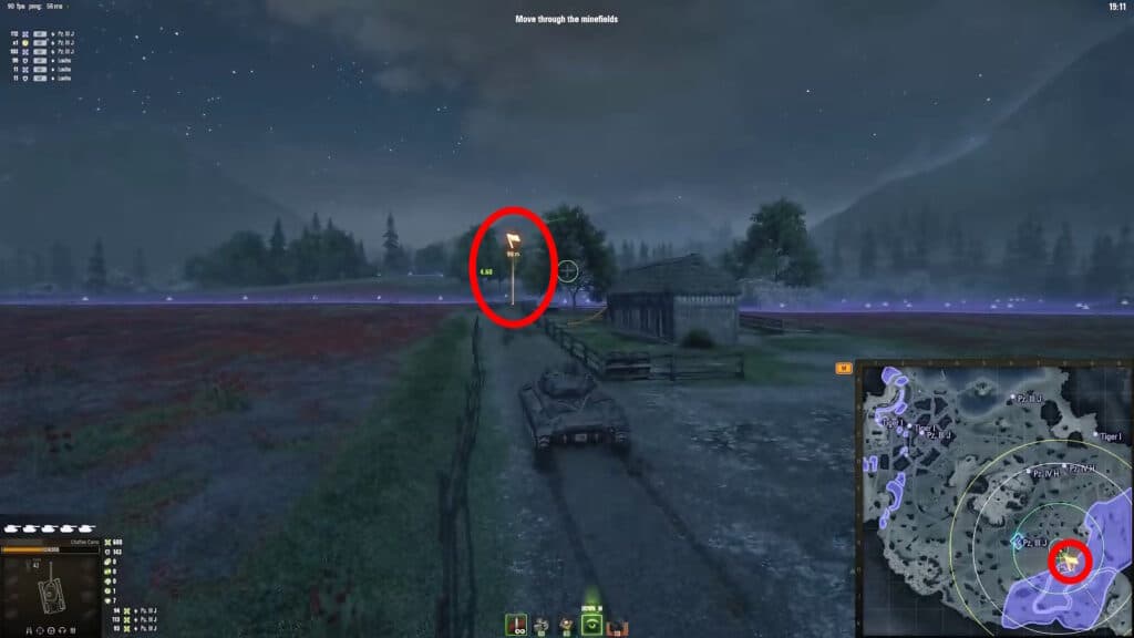 Minefield Entrance | World of Tanks: How to Unlock Chaffee Camo in Operation Postman
