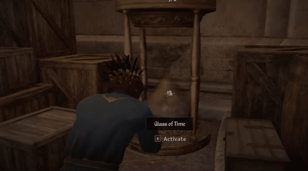 TES 4 oblivion remastered player using the glass of time