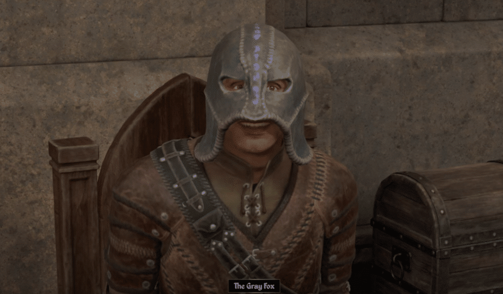 TES 4 oblivion remastered talking to the Gray Fox