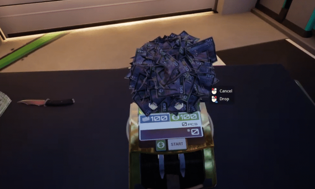 cash cleaner simulator money counter