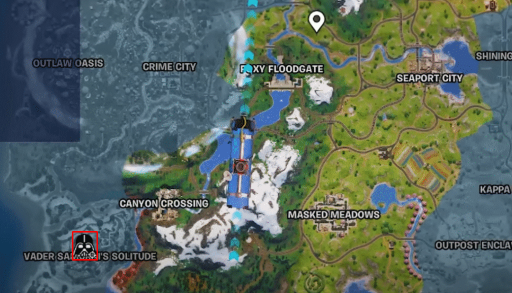 fortnite vader location
