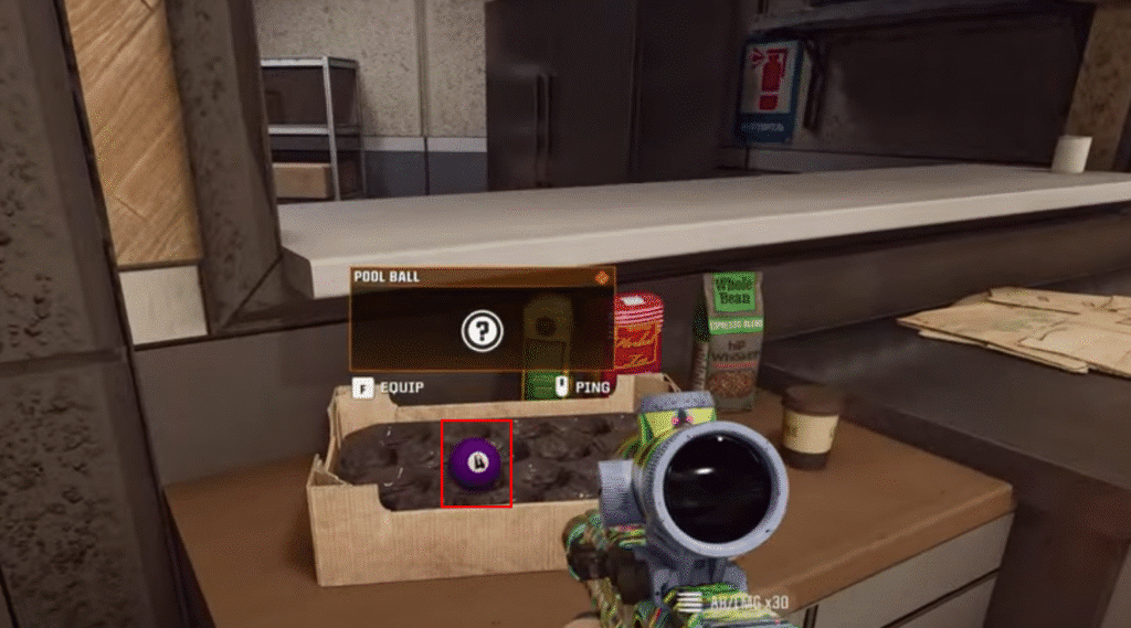 cod warzone pool ball spawn example