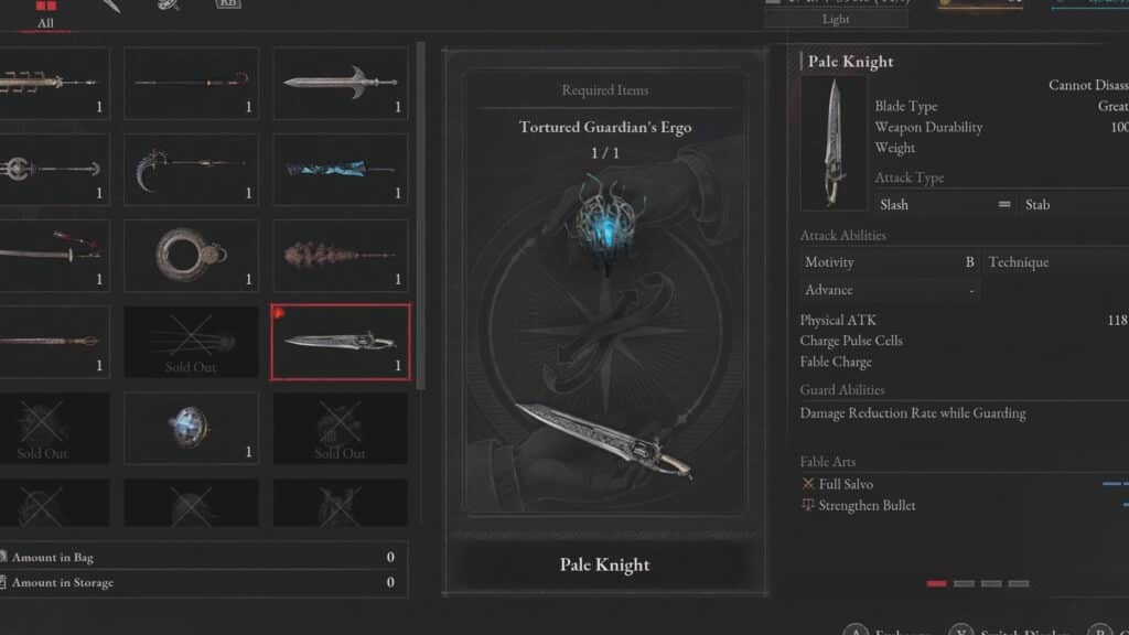 Pale Knight | Lies Of P: Overture - All Weapon & Legion Arm Locations - True Combat Gear Collector Trophy